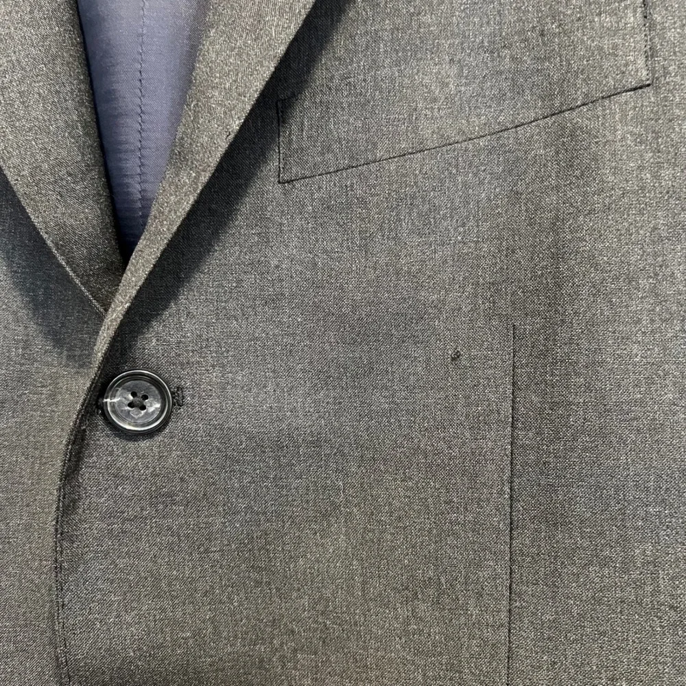 J. Crew Italian Wool Aldridge Jacket Gray Blazer 38S Staple Business Workwear